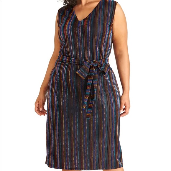 NWT RACHEL ROY RAINBOW DRESS - Picture 1 of 7